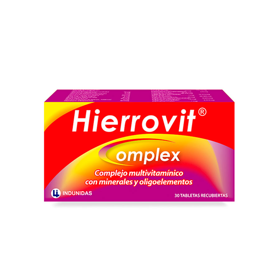 Hierrovit 10/6/5mg indunidas tableta complex 459605