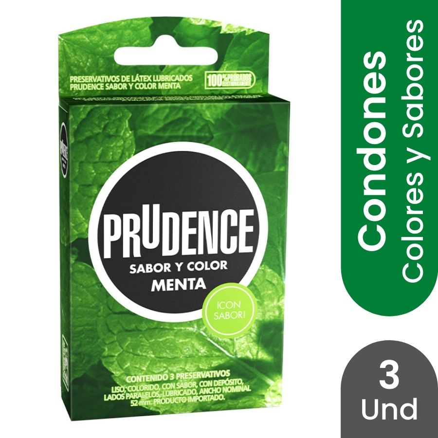 Preservativo prudence menta x 3 459661