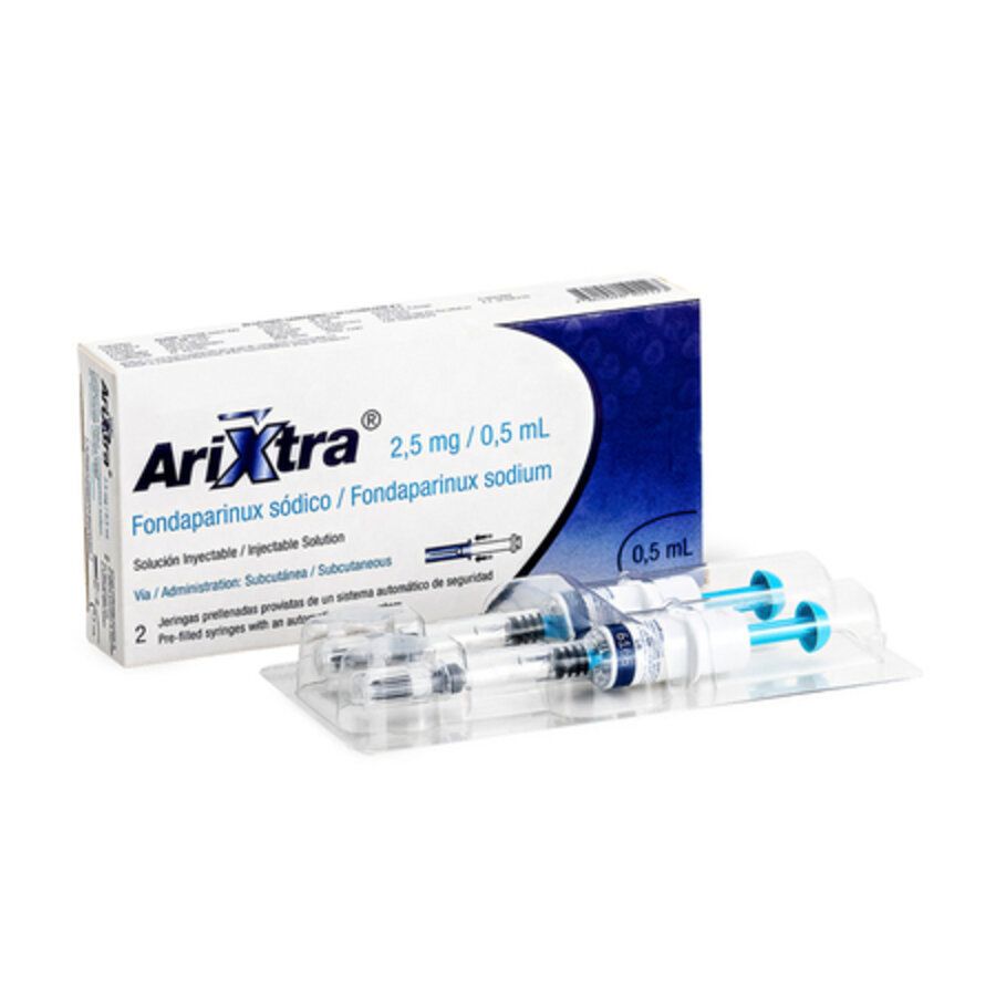 Arixtra 2.5mg aspen farma solución inyectable 459696