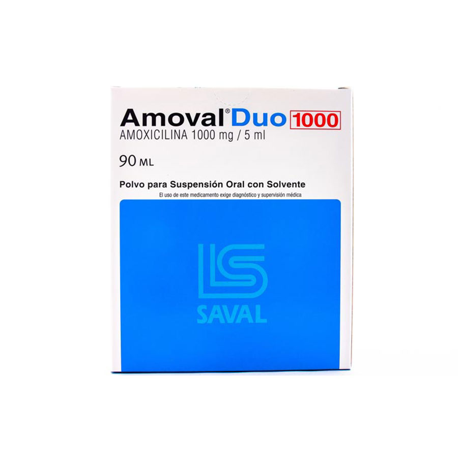 Amoval 1000mg/5ml ecuaquimica - saval suspensión 459779