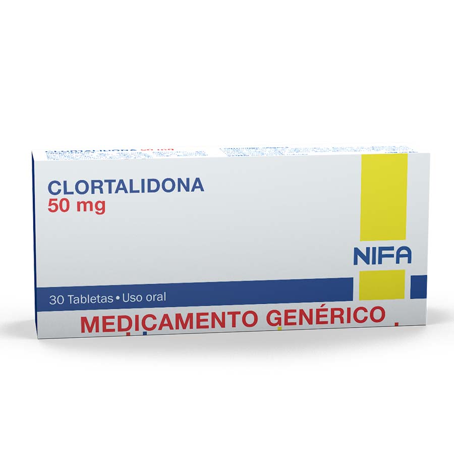 Clortalidona 50mg garcos - nifa genericos tableta 459822