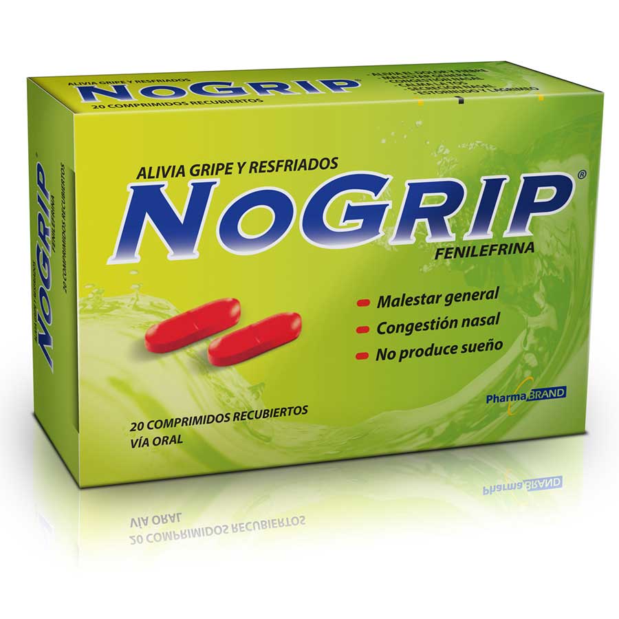 Nogrip comprimido recubierto x 20 459878