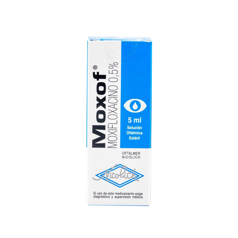 Moxof 0.5% ecuaquimica - saval solución oftálmica 459880