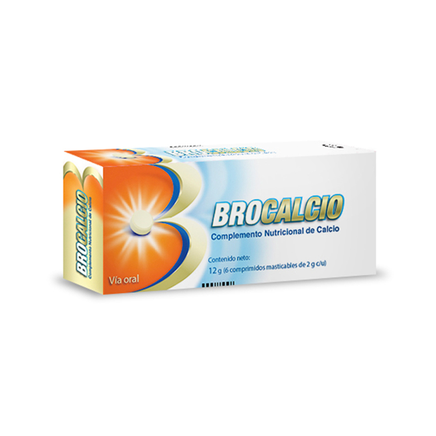 Brocalcio 500 mg comprimidos masticables x 24 459896