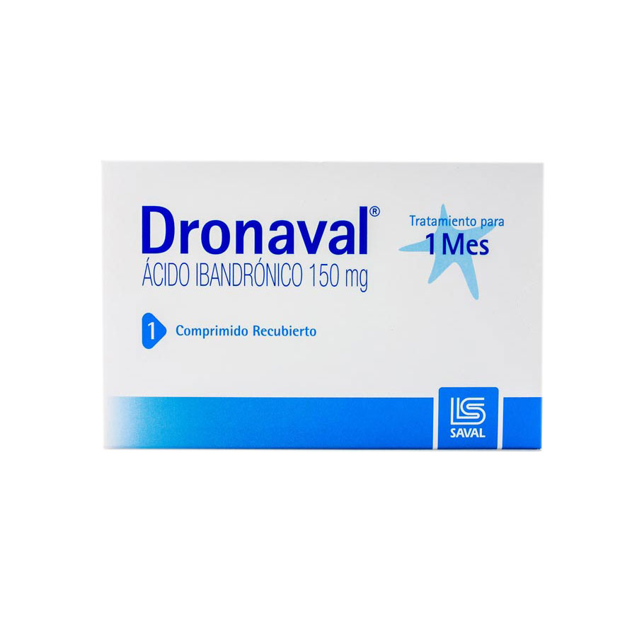 Dronaval 150mg ecuaquimica - saval comprimidos 459910