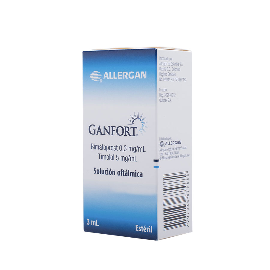 Ganfort 0.3/5mg quifatex repr farma allergan solución oftálmica 459938