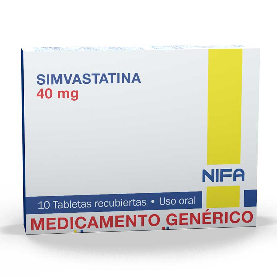 Simvastatina 40mg garcos - nifa genericos tableta 460025