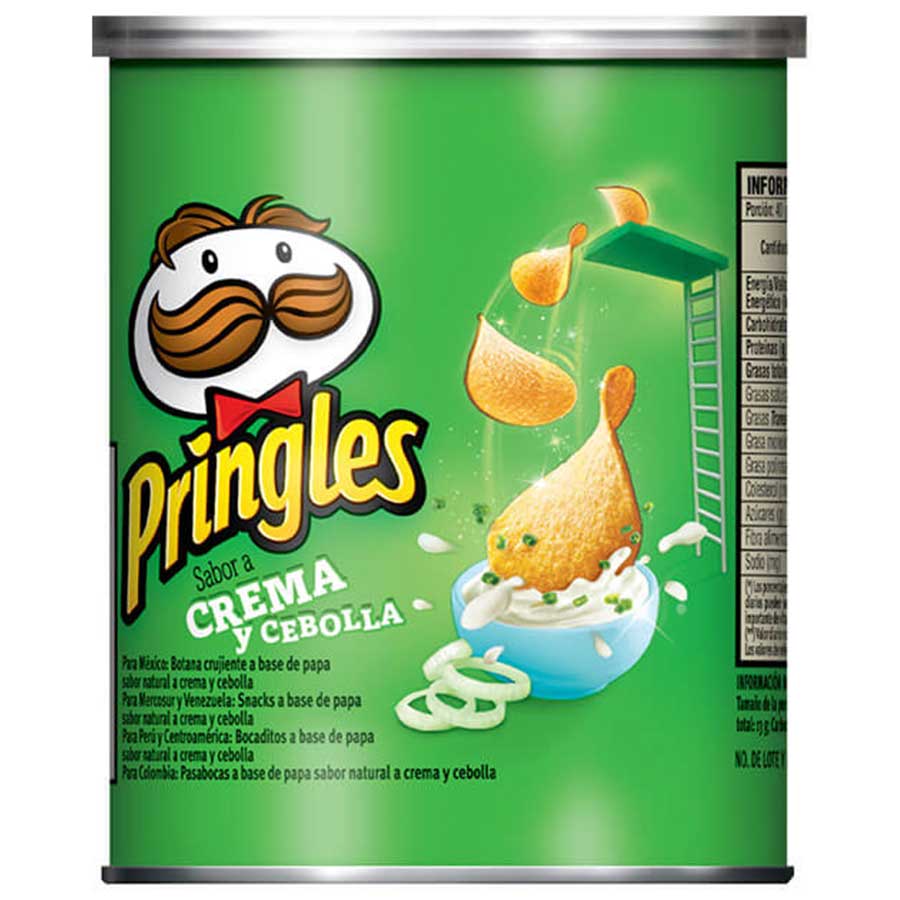 Papas pringles crema y cebolla 40 g 460052