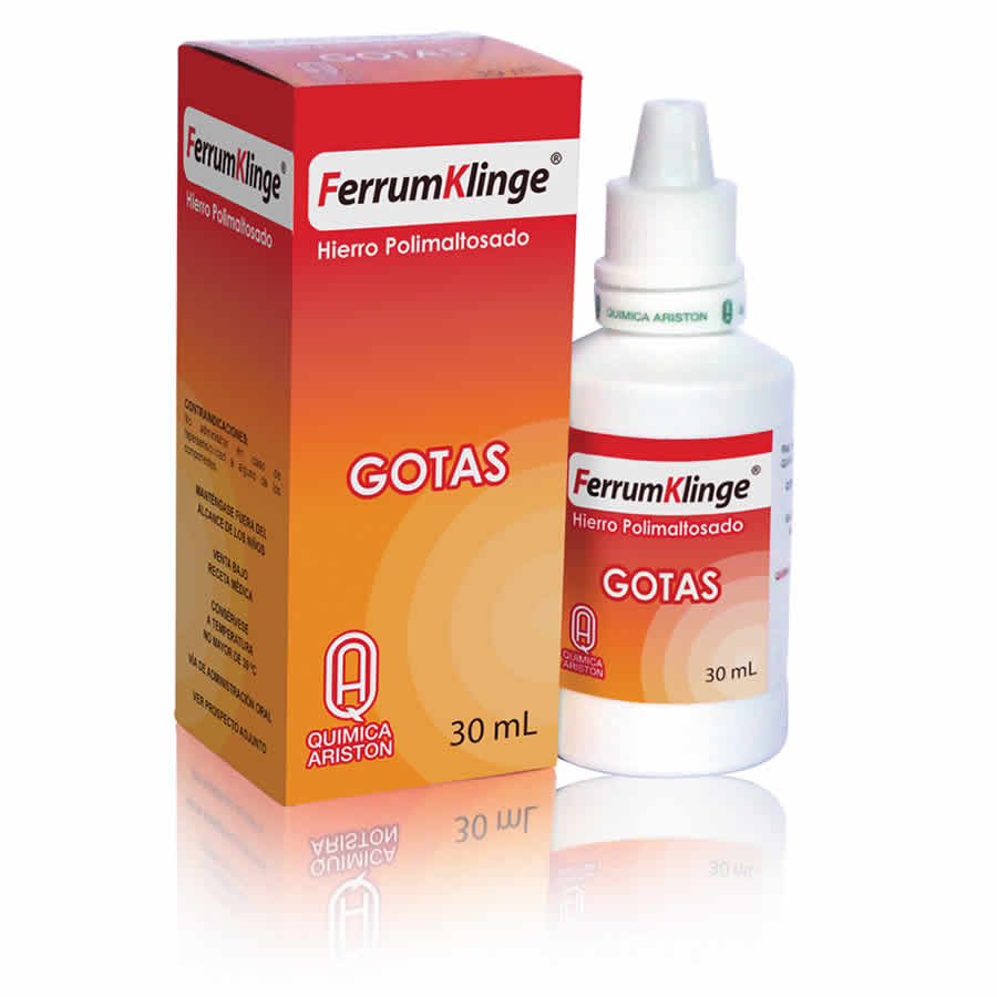 Ferrumklinge 50mg/1ml alianza quimica ariston en gotas 460114