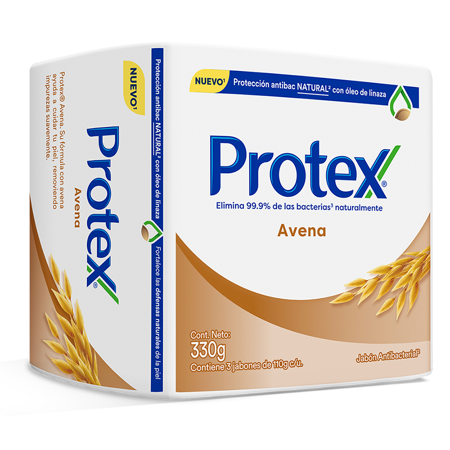 Jabón protex avena 3 unidades 460150