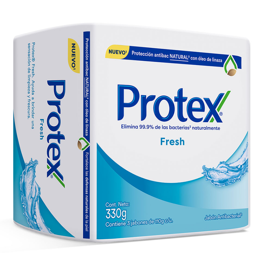 Jabón protex fresh 3 unidades 460151