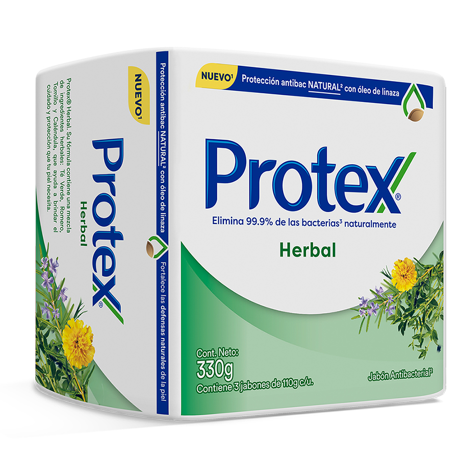 Jabón protex herbal 3 unidades 460172