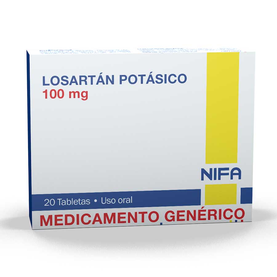 Losartan 100mg garcos - nifa genericos tableta 460219