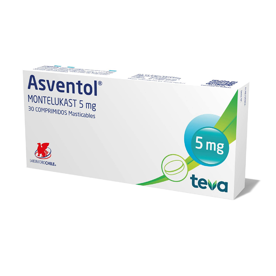 Asventol 5mg dyvenpro representaciones lab chile linea general comprimidos masticables 460226