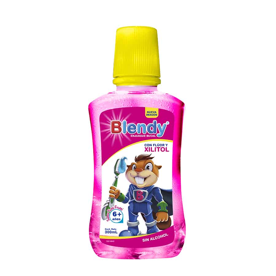 Enjuague bucal blendy niños frutas 300 ml 460285