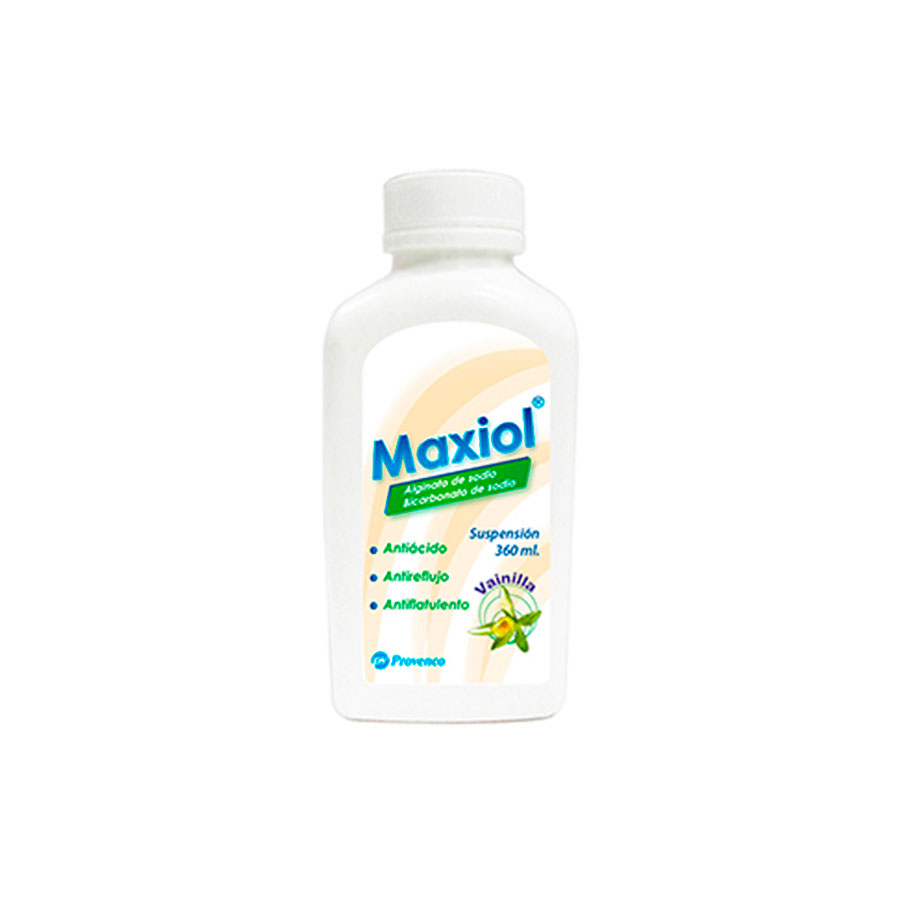 Maxiol 500 mg x 260 mg x 100 mg suspensión 360 ml 460350