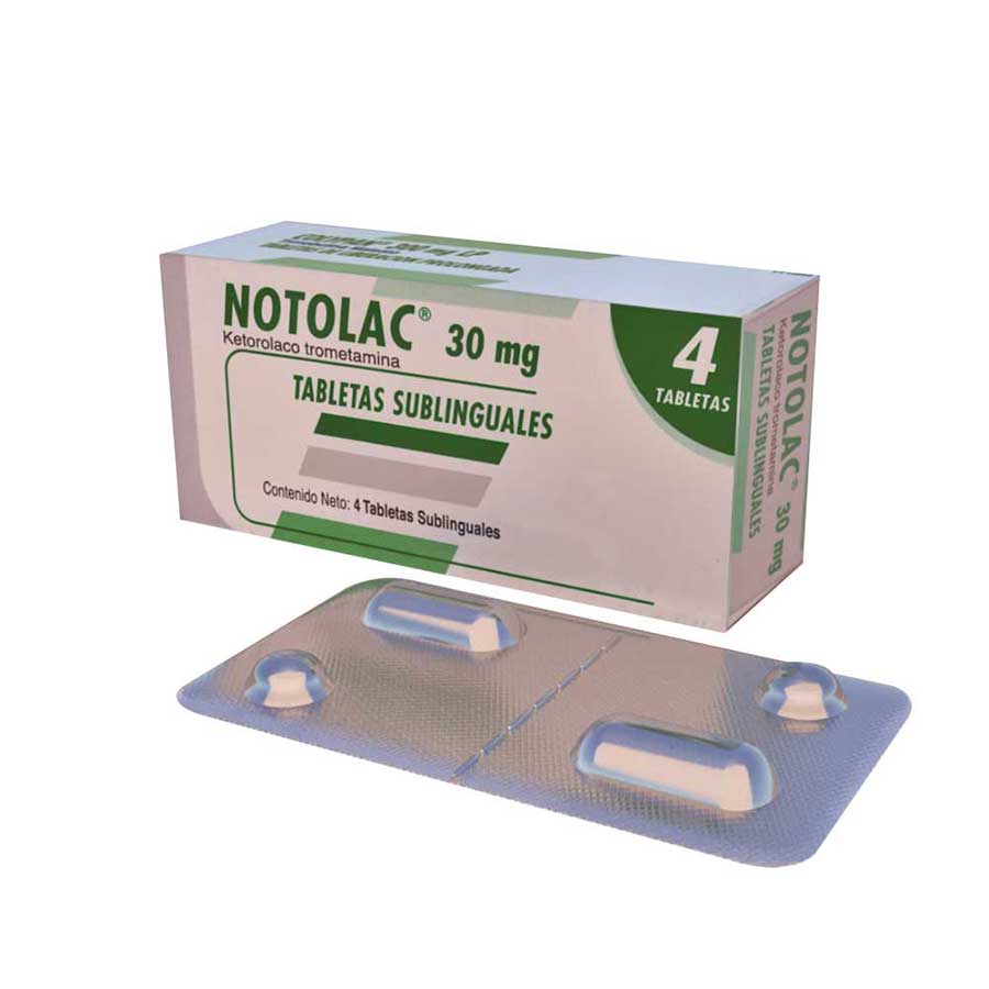 Notolac 30mg leterago - grupo farma tabletas sublinguales 460366