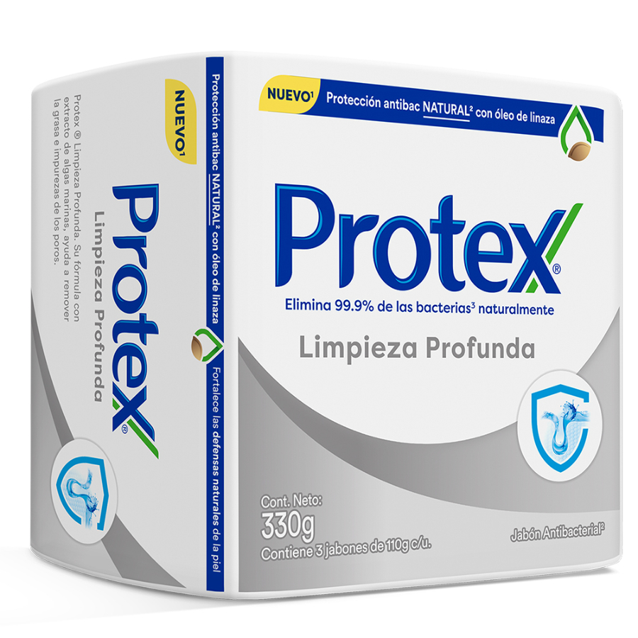 Jabón protex limpieza profunda 3 unidades 460372