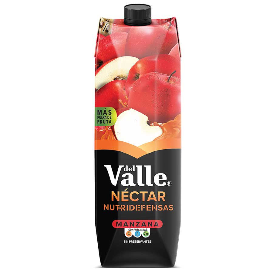 Jugo del valle nutridefensas manzana 1 litro 460379