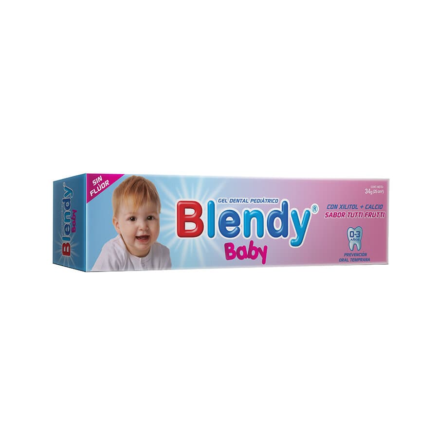 Pasta dental blendy baby tutifruti frutas 25 ml 460412