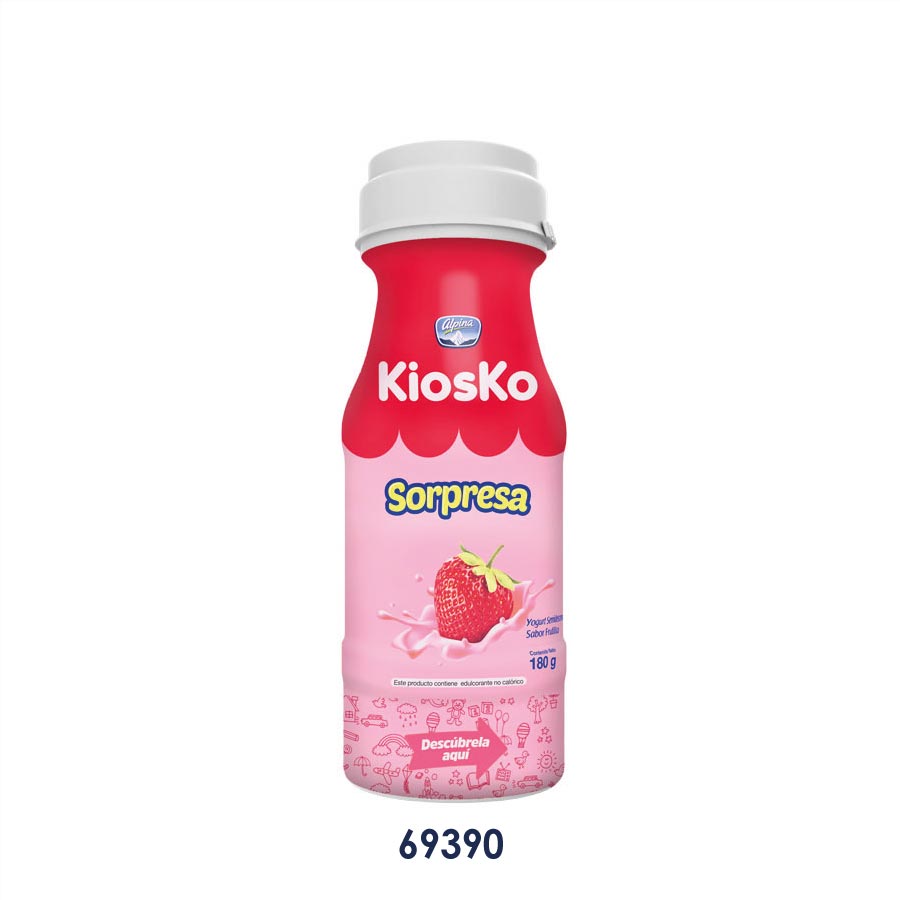 Yogurt kiosko fresa 180 g  460522