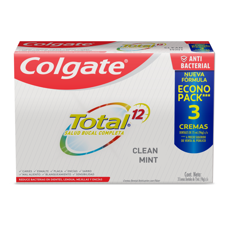 Pasta dental colgate total clean 460544