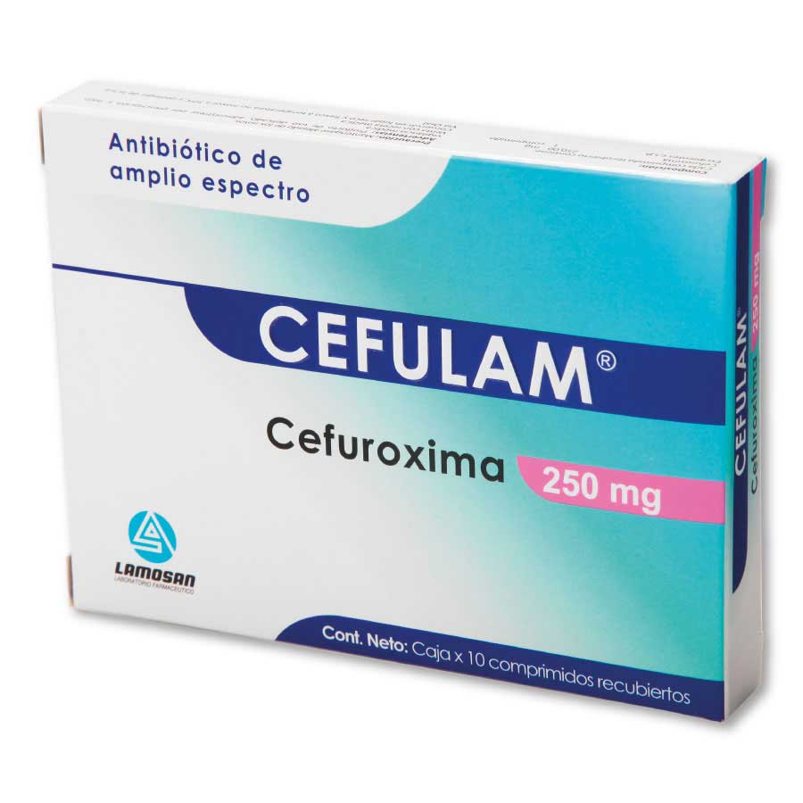 Cefulam 250mg lamosan comprimidos 460574