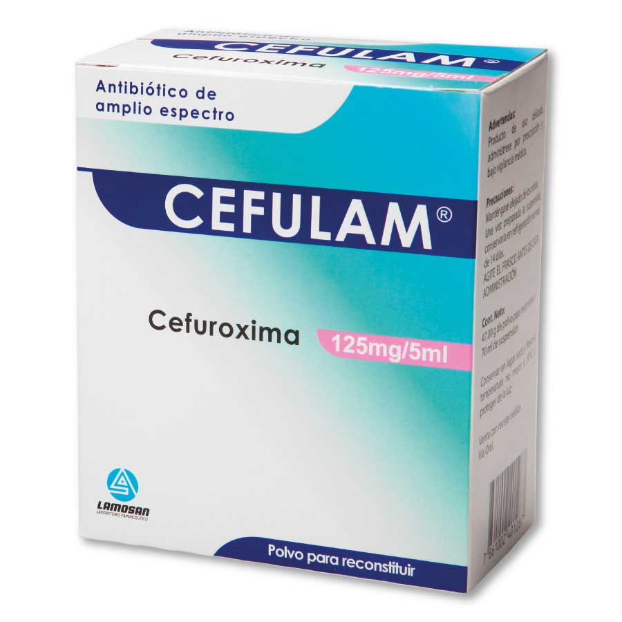 Cefulam 125mg/5ml lamosan suspensión 460576