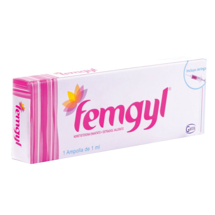 Femgyl 50/5mg gutis ampolla inyectable 460585