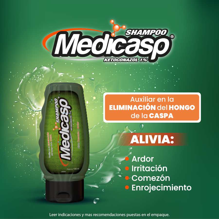 Shampoo medicasp 1 g 130 ml 460684