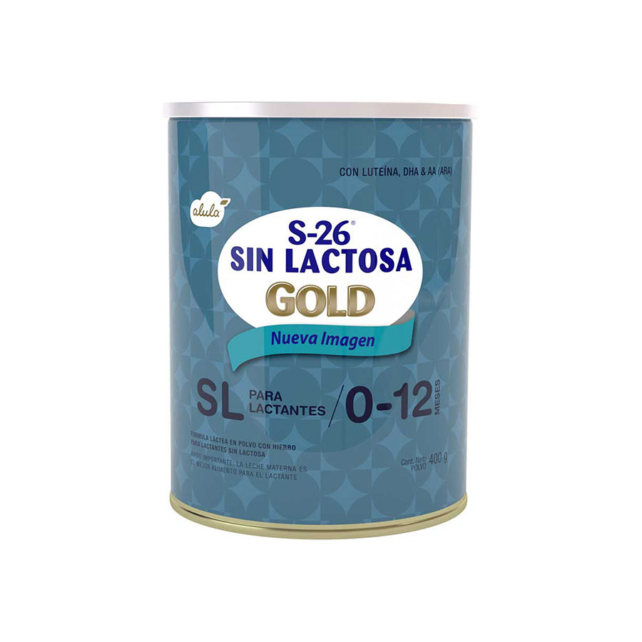 Fórmula infantil s-26 gold sin lactosa 400 g 460697