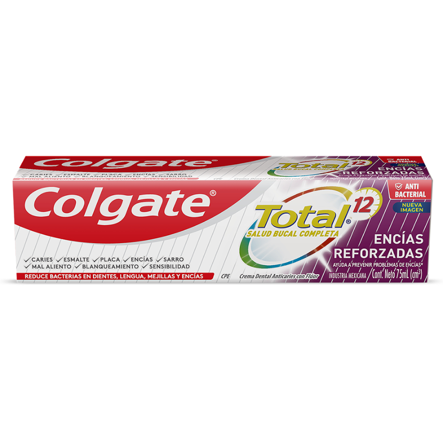 Crema dental colgate total pro encías sanas 75 ml 460738