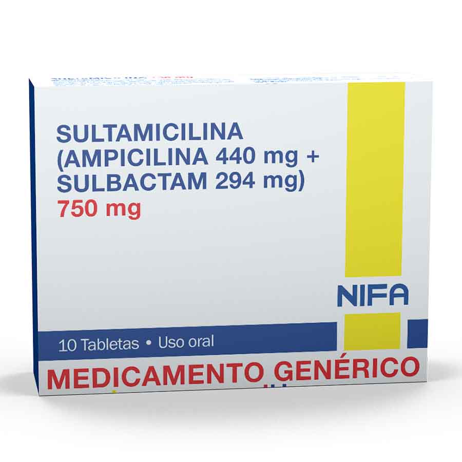 Sultamicilina 750mg garcos - nifa genericos tableta 460760