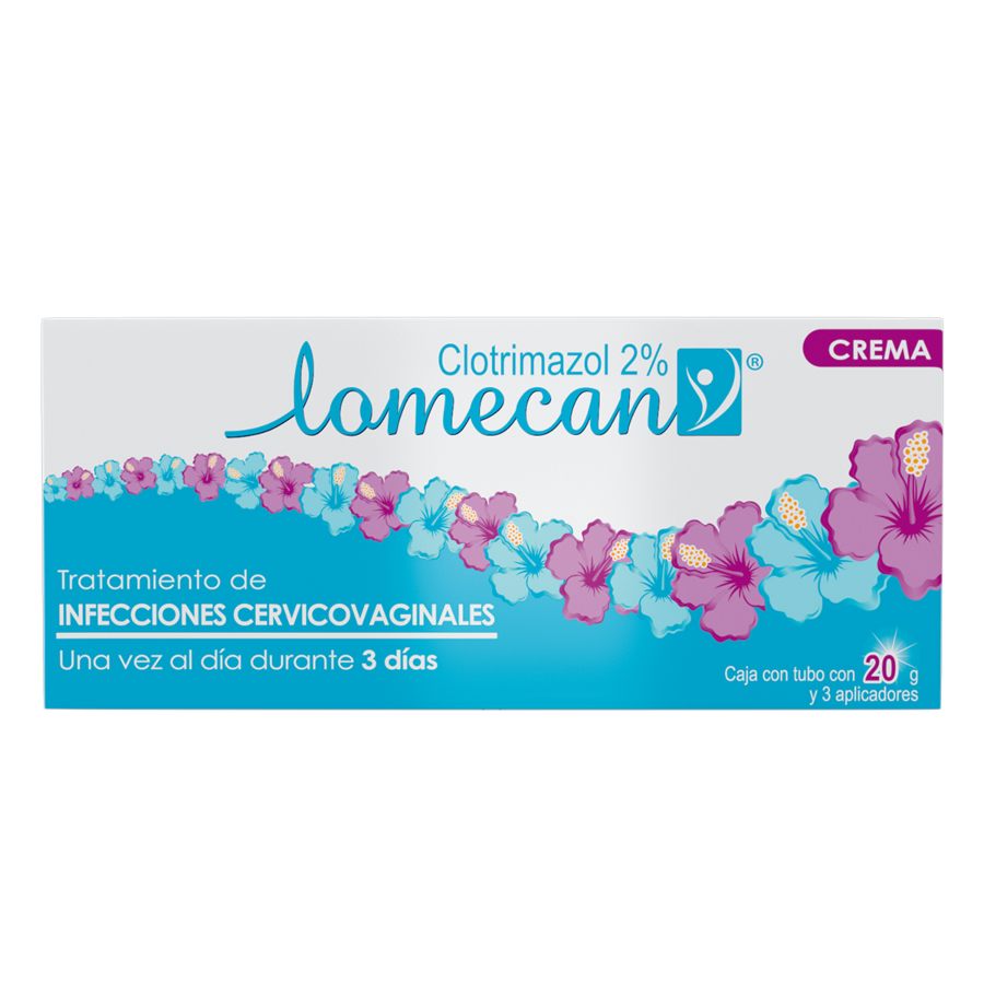 Antimicótico vaginal lomecan en crema 20 g 460820