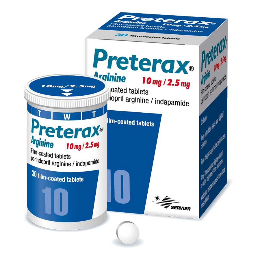 Preterax 10/2.5mg quifatex repr servier comprimido recubierto 460895