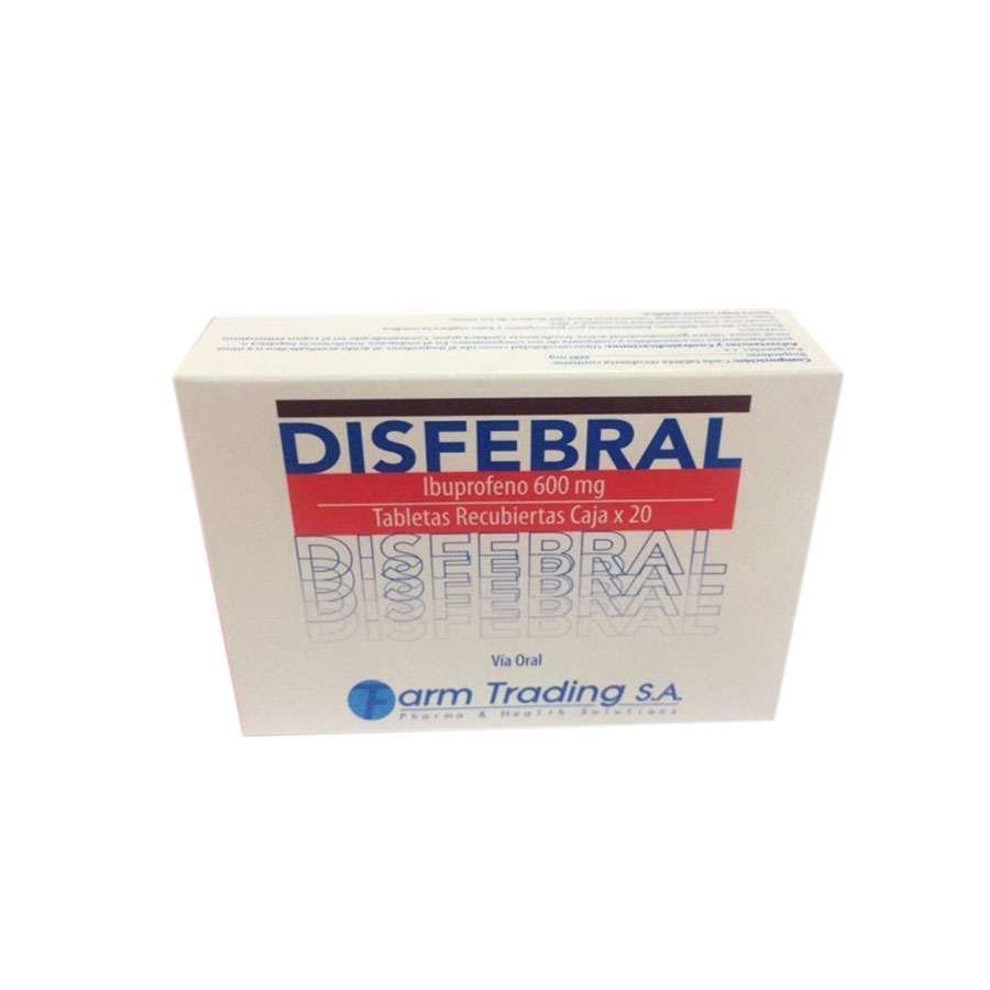 Disfebral 600mg farmtrading tabletas recubiertas 460900