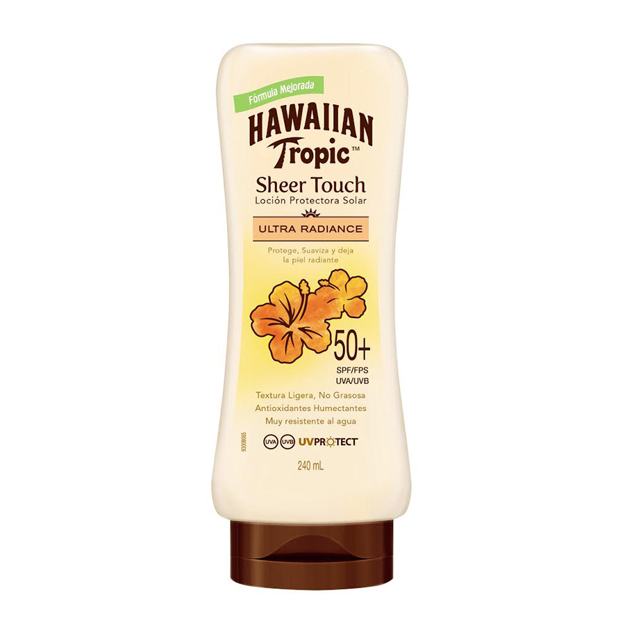 Bloqueador hawaiian tropic sheer touch en crema fps 50 120 ml 461037