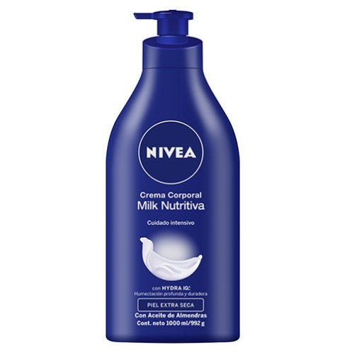 Crema hidratante nivea body milk nutritiva  1000 ml 461050