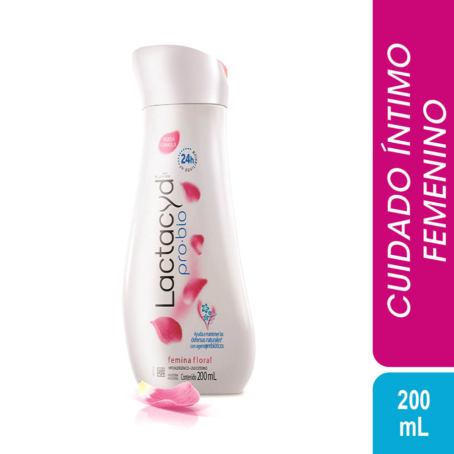 Jabón íntimo femenino lactacyd en loción 200 ml 461173