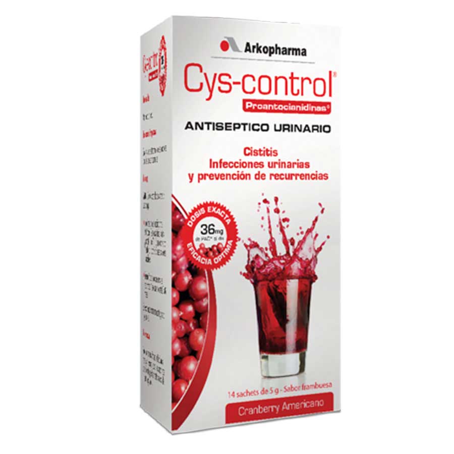 Antiinflamatorio no esteroideo cys-control en polvo 14 unidades 461193