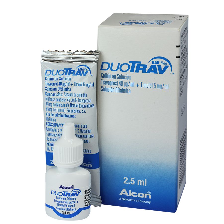 Duotrav 40/5mg dyvenpro especialidades ophta solución oftálmica 461215