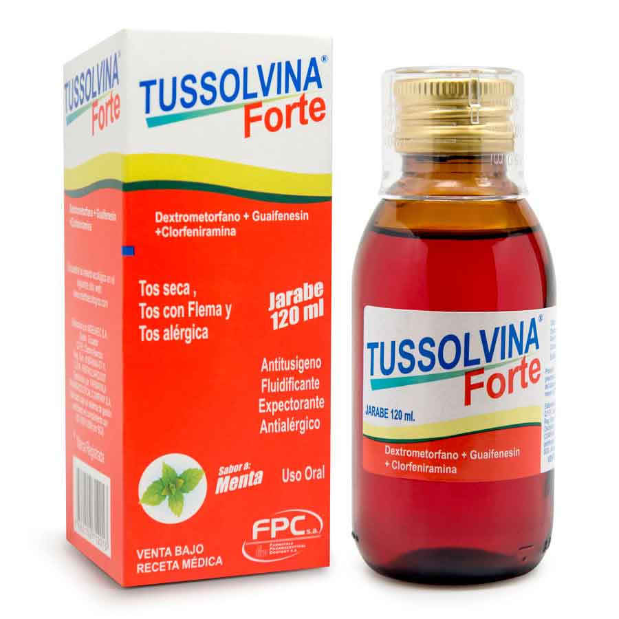 Tussolvina forte 15 mg x 100 mg x 4 mg jarabe 120 ml 461360