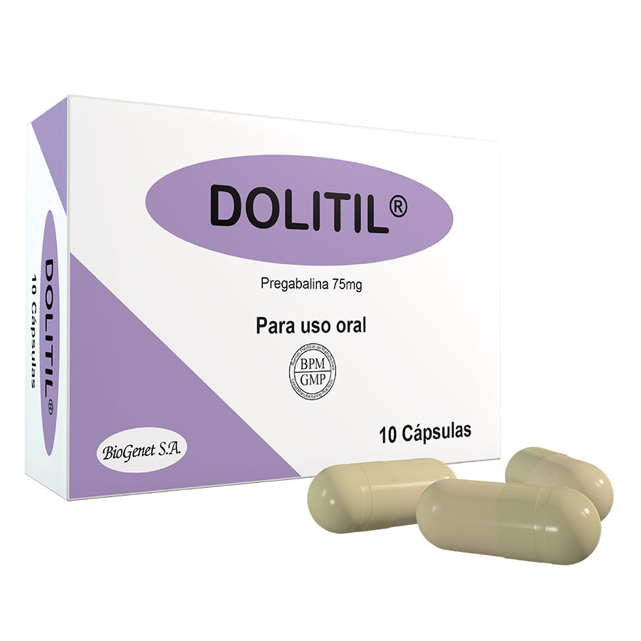 Dolitil 75mg biogenet cápsulas 461371