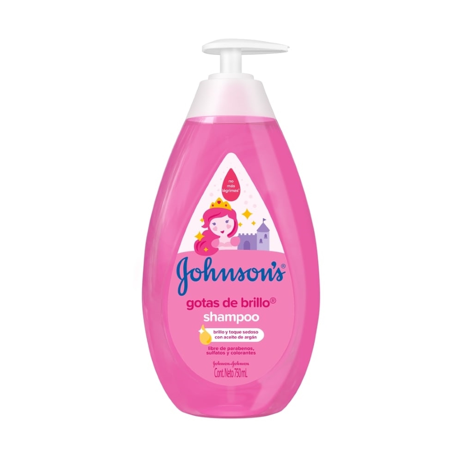 Shampoo johnson&johnson gotas de brillo 750 ml 461394