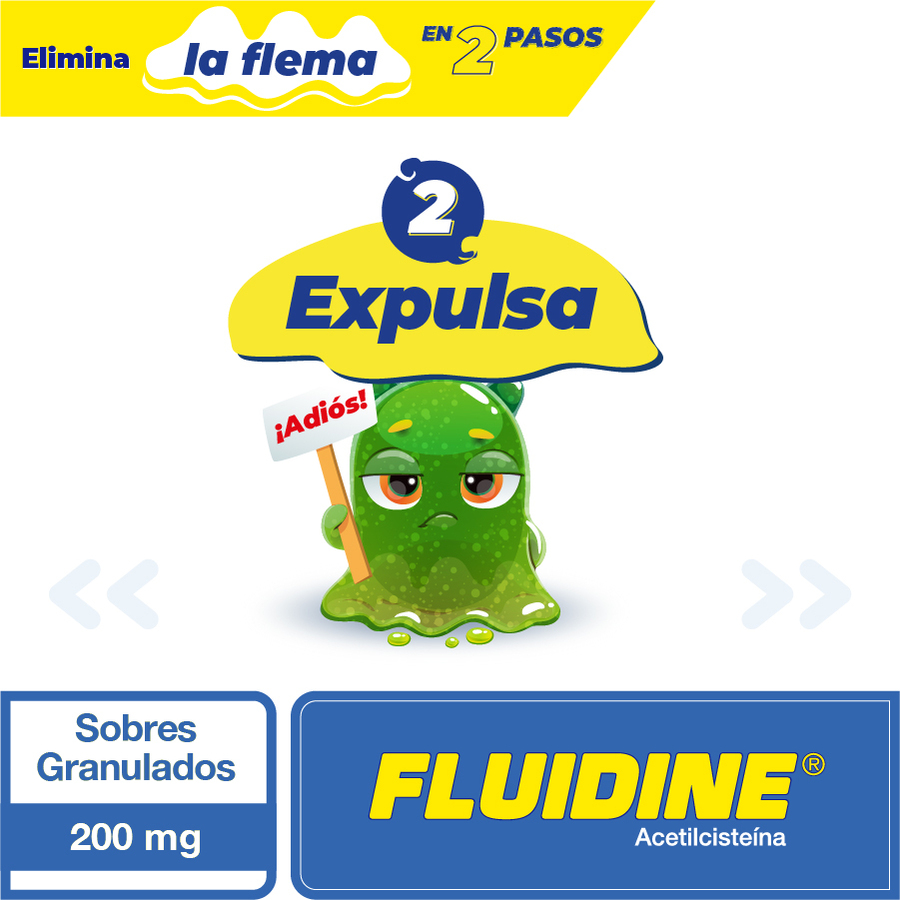 Fluidine 200 mg en polvo x 30 461447