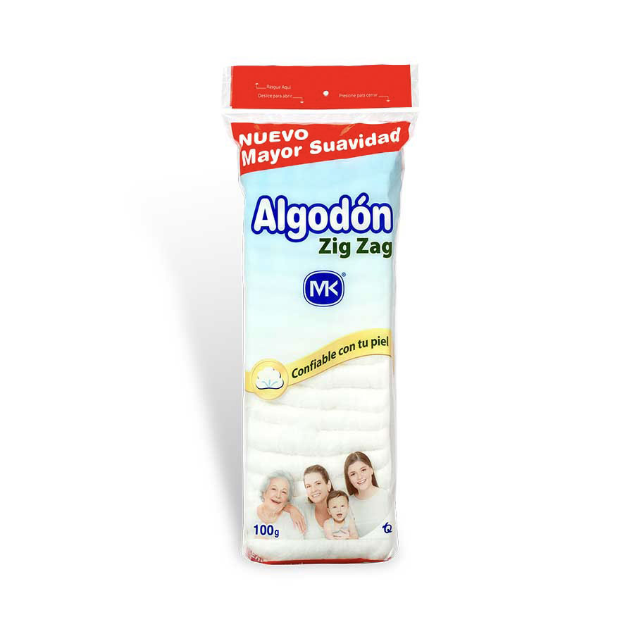 Algodón mk zigzag 100 g 461551