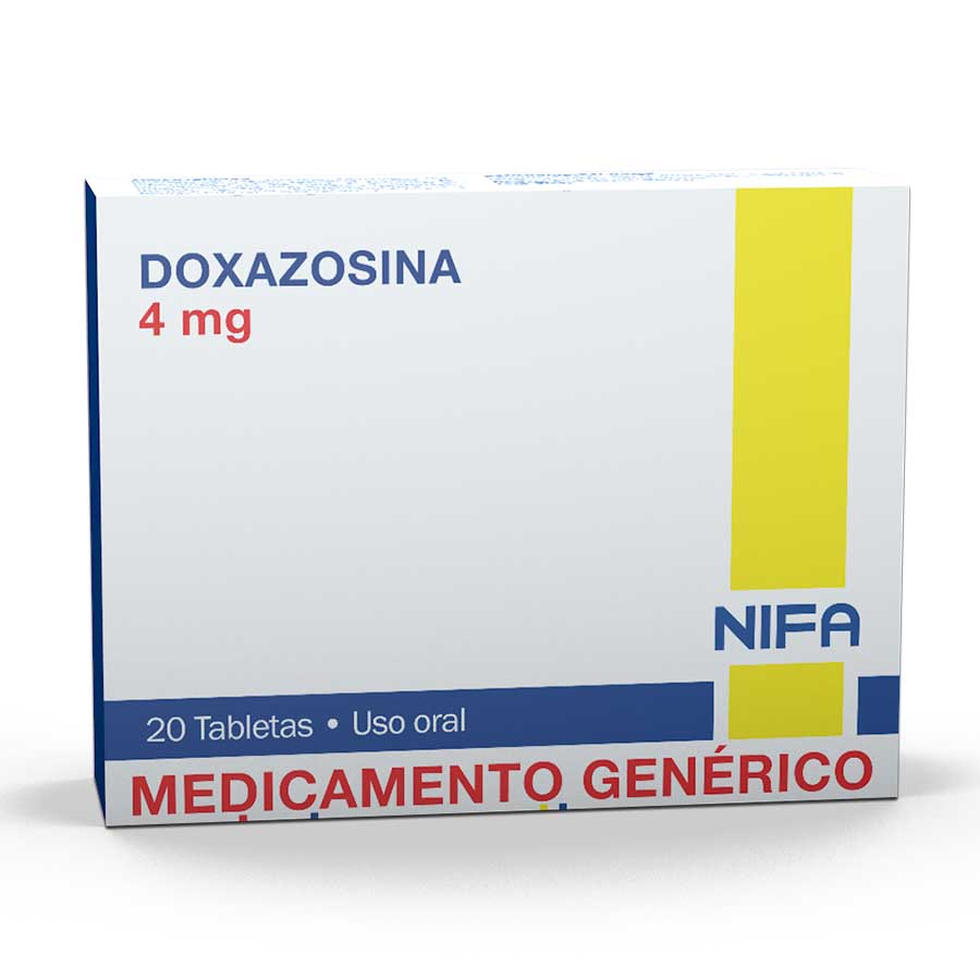 Doxazosina 4mg garcos - nifa genericos tableta 461612