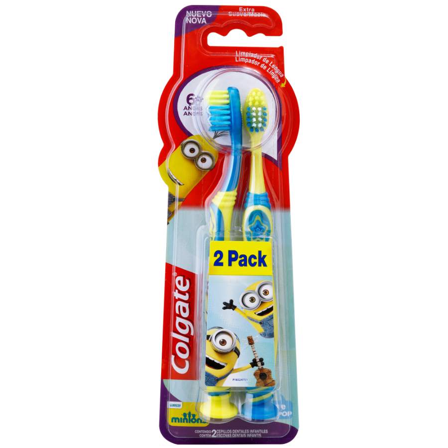 Cepillo dental colgate kids 2 unidades 461644