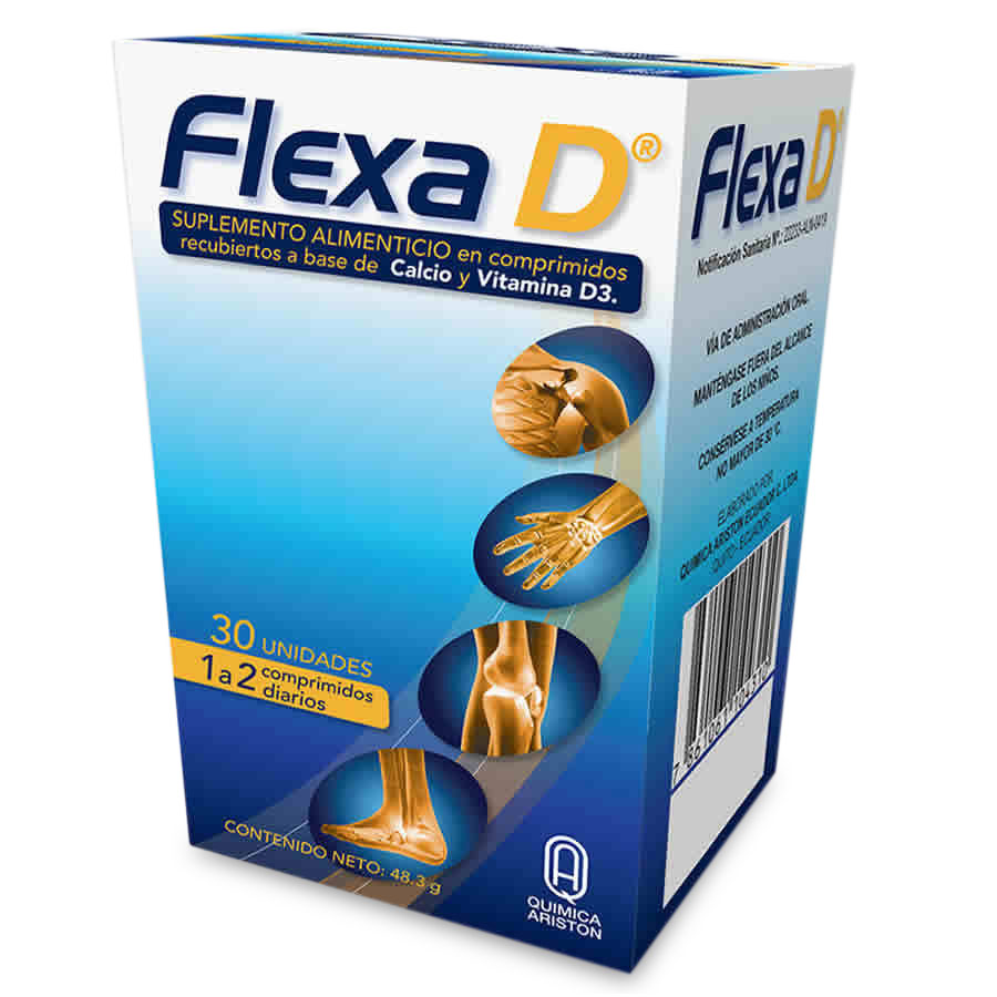 Flexa-d 300 mg x 200 ui comprimidos recubiertos x 30 461684