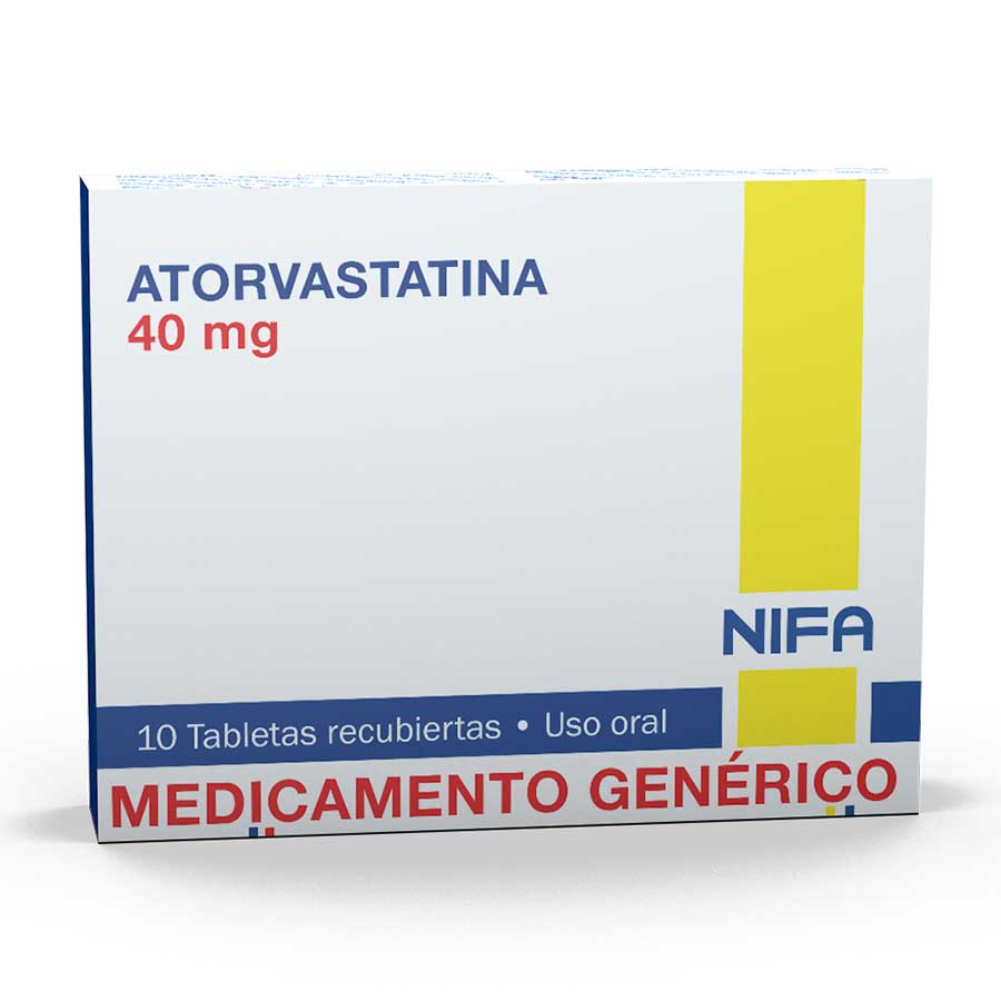 Atorvastatina 40mg garcos - nifa genericos tabletas recubiertas 461724